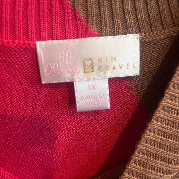 Like New Belle by Kim Gravel Zig Zag Color Block Sweater - Picture 4 of 4